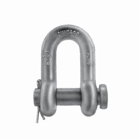 Chain Shackle,Class 1,075 Ton,516 In,38 In Pin Dia,Round Pin,1 In Inner Length,1732 In,21315 8
